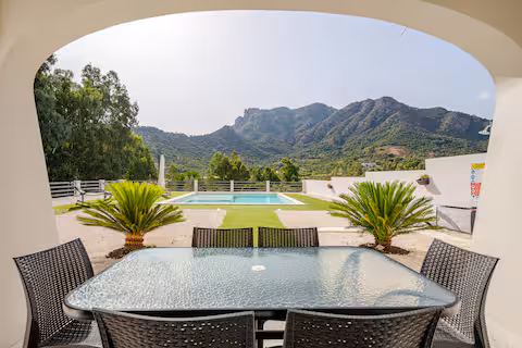 vista piscina
